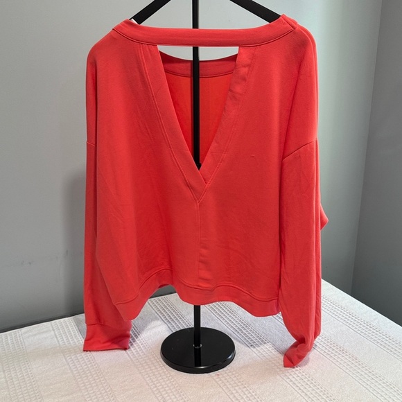 Bold Red Women's Sweatshirt - Picture 2 of 8